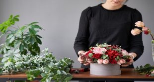 Creating an Elegant Presentation with Showcasing Flowers in Round Flower Boxes